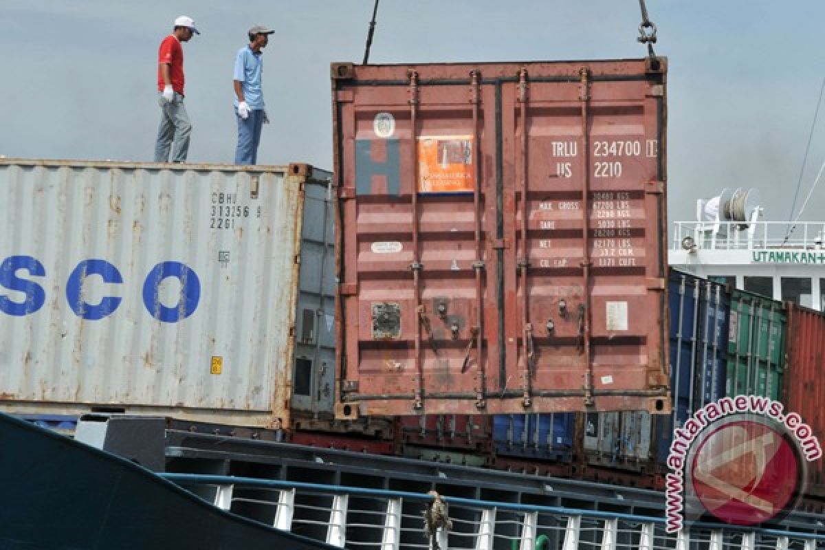 Exports down in February