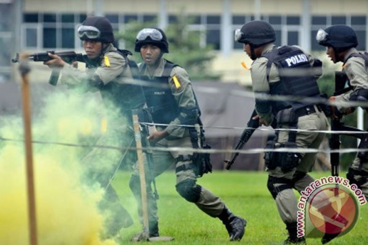 Indponesian police HQ to send 400 Brimob personnel to N. Maluku