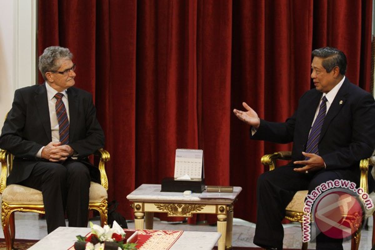 President Yudhoyono receives Danish Parliament Chairman