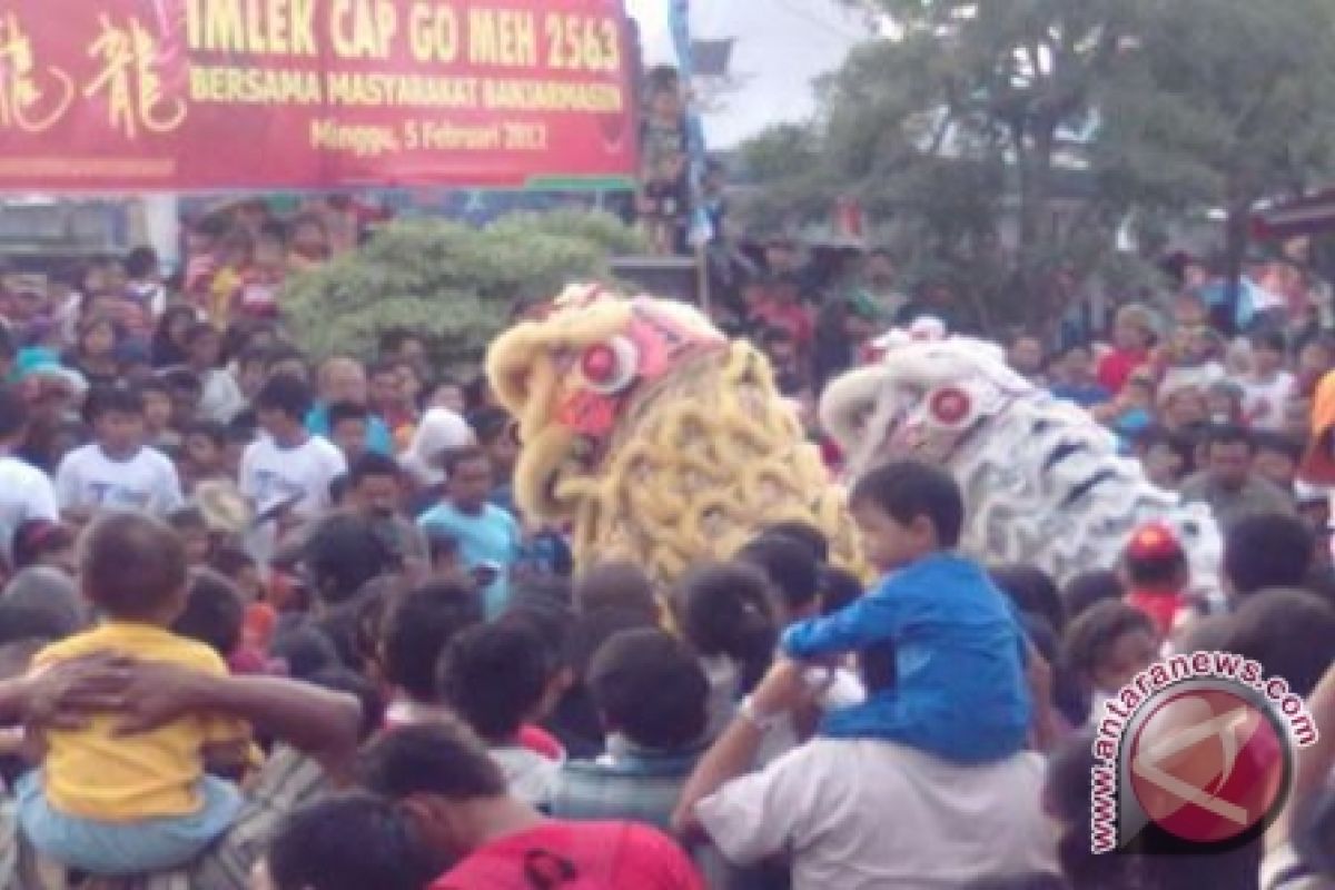 Barongsai Tontonan Gratis Masyarakat Banjar