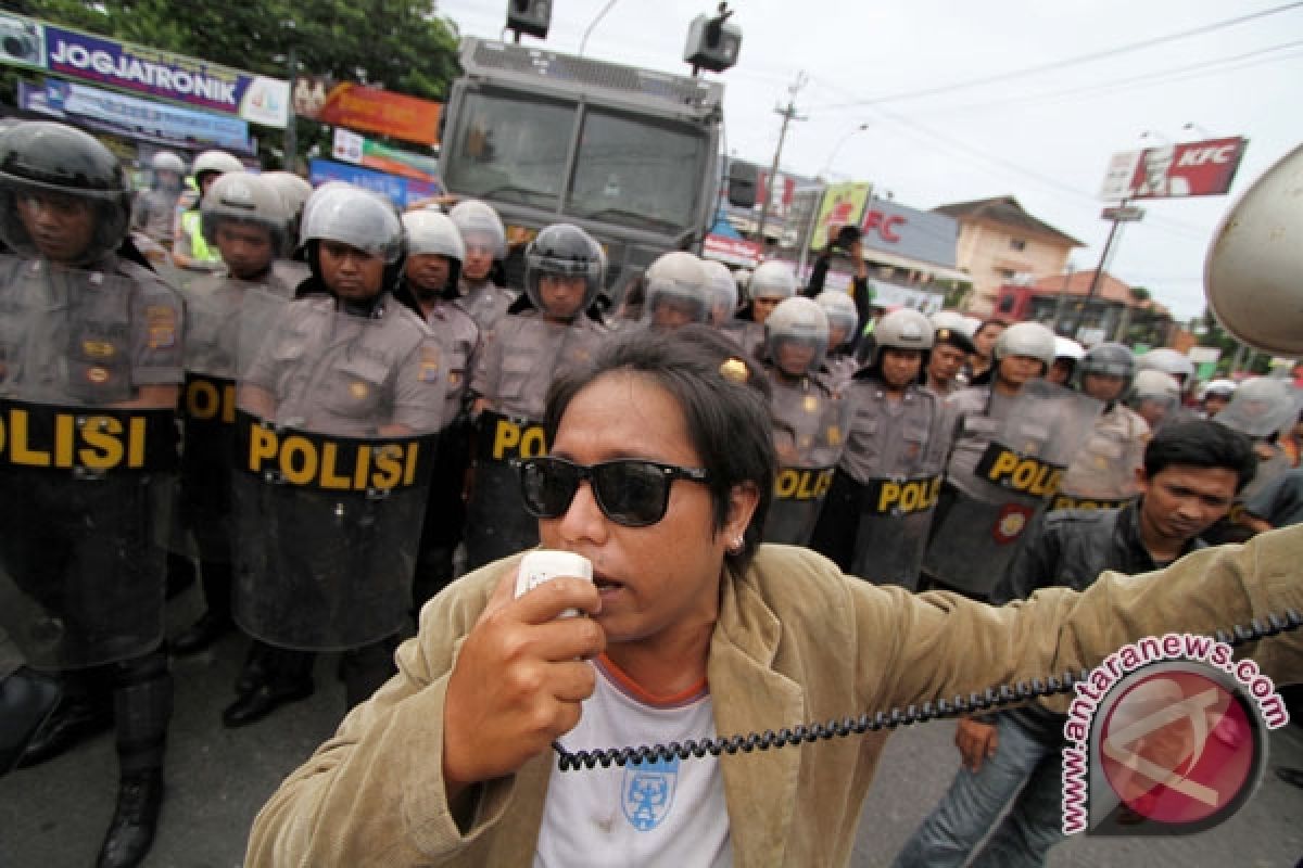 Warga serang unjuk rasa mahasiswa Yogyakarta