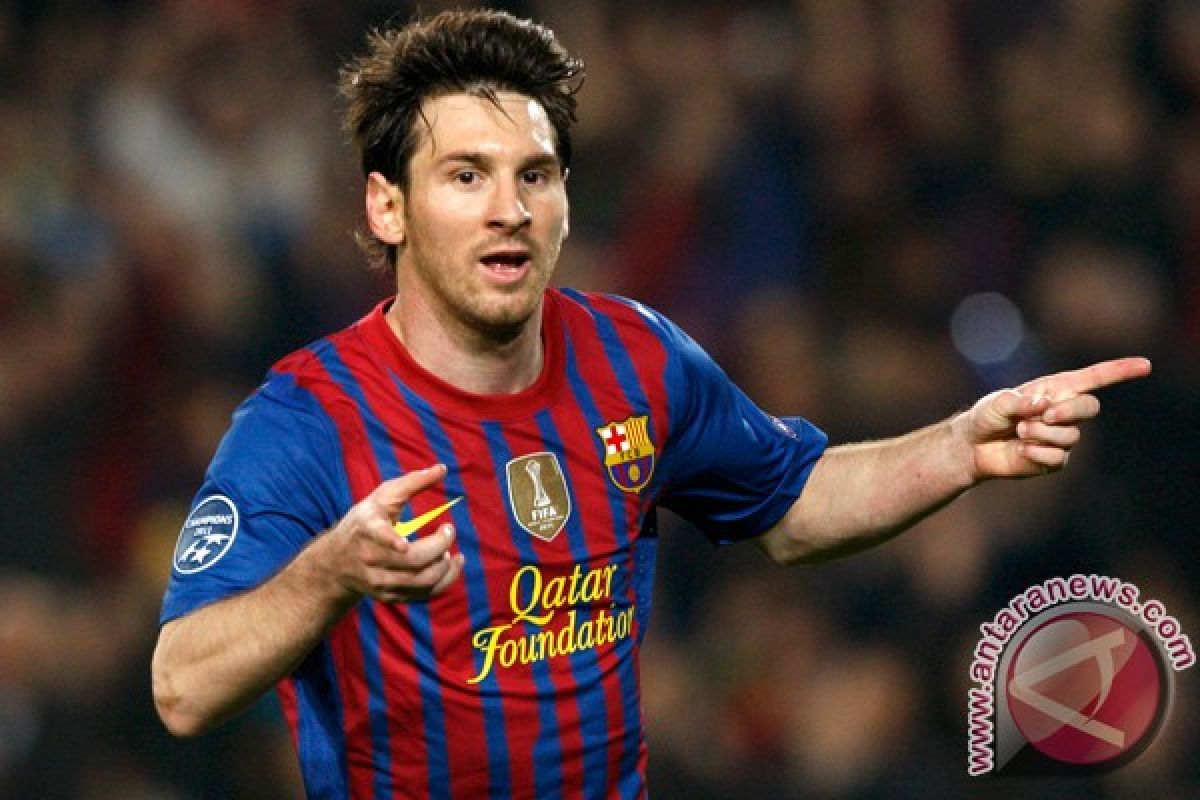 Messi cetak gol di hari raya Imlek