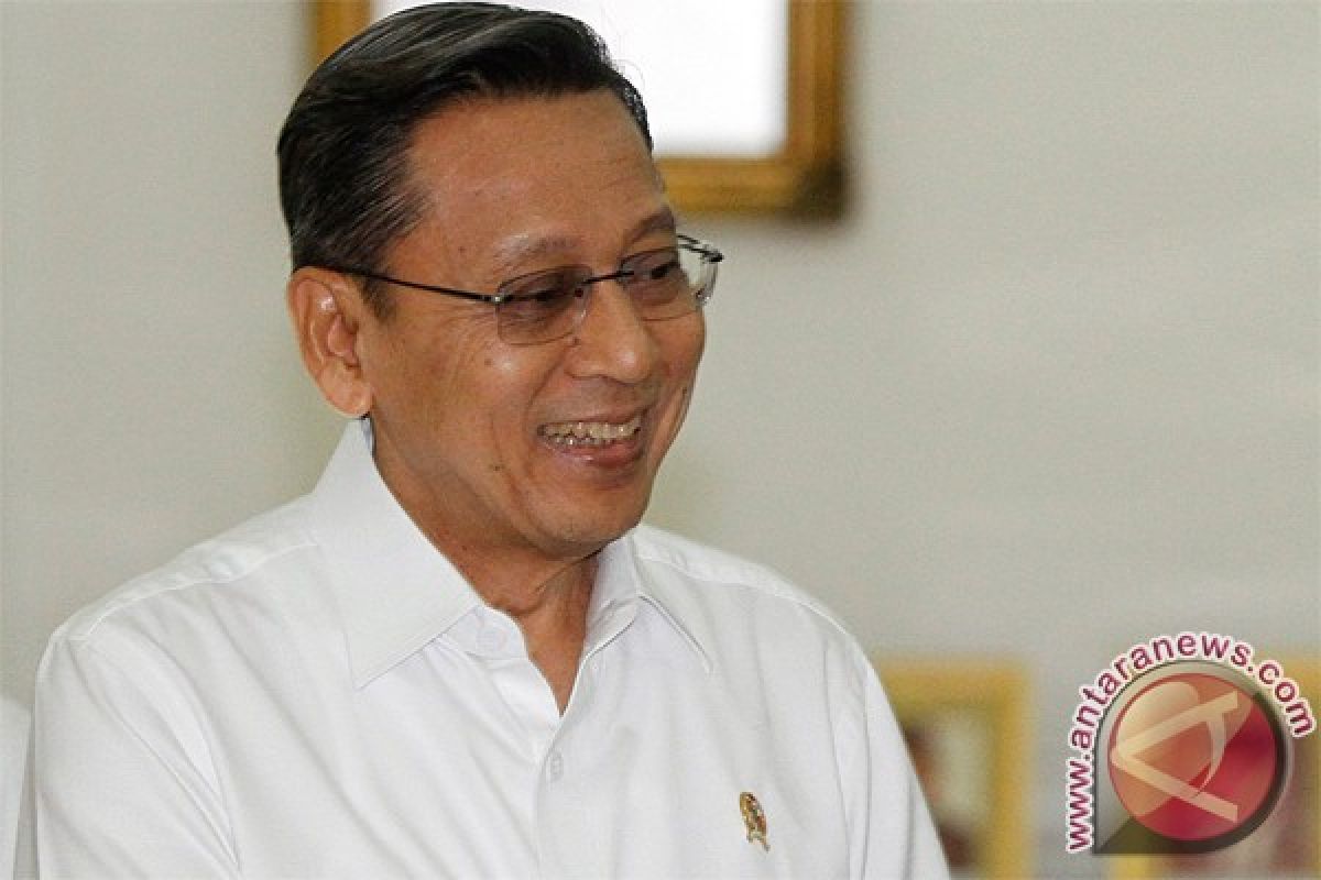 Boediono tinjau renovasi Istana Wapres