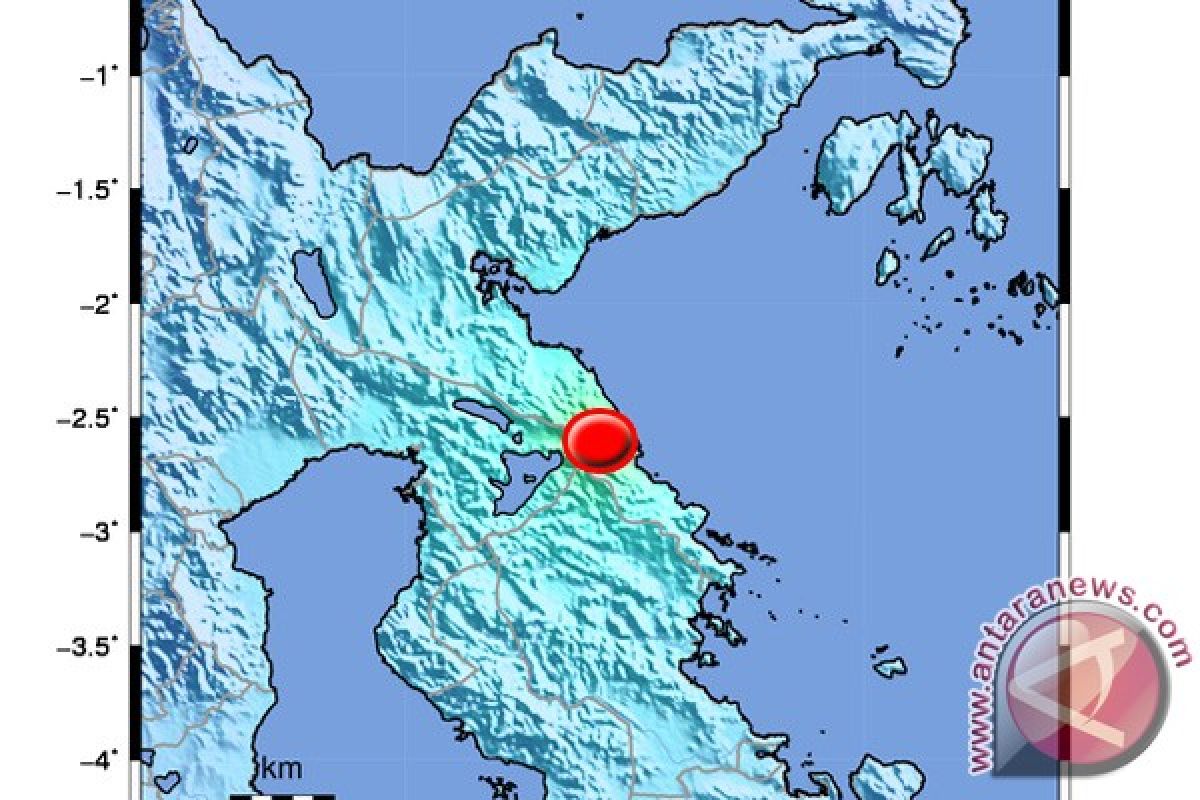 Gempa 5,0 SR guncang Luwu Timur