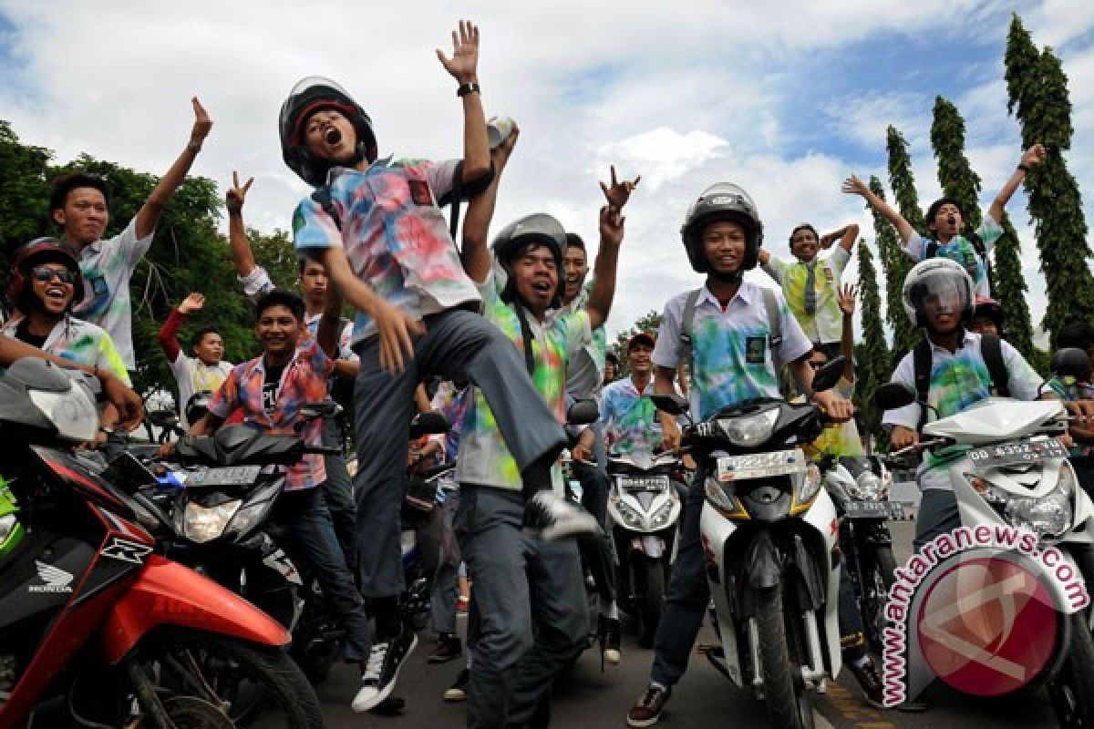 Polisi jaga titik rawan konvoi kelulusan SMA