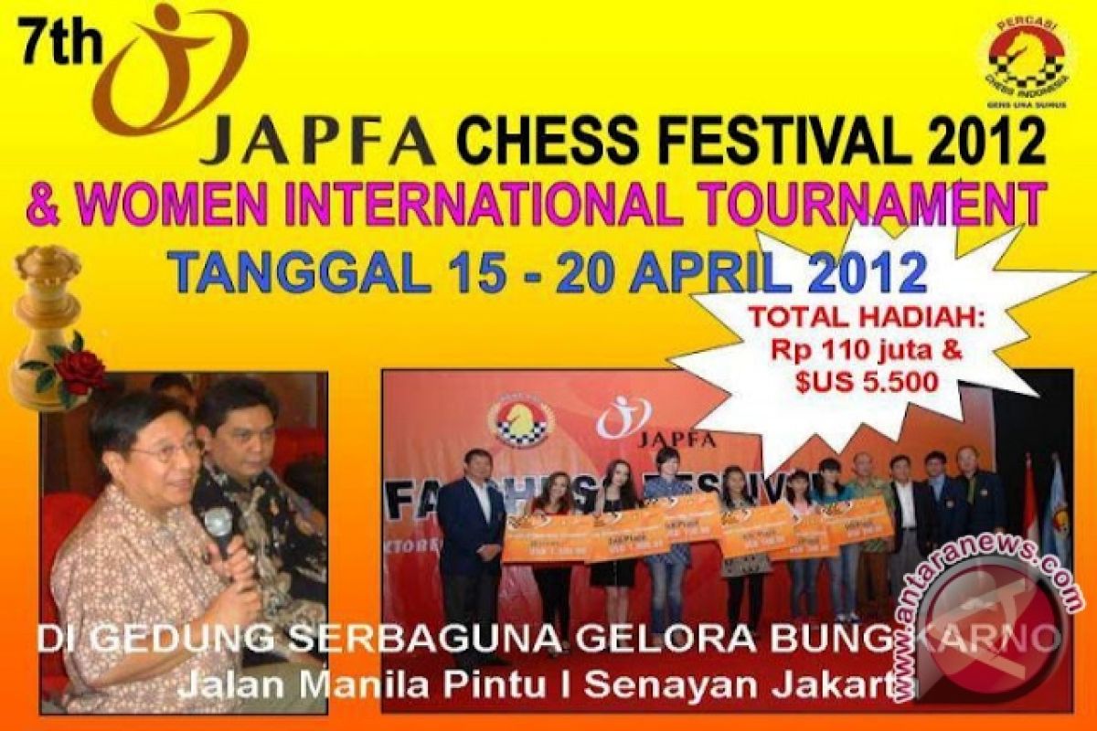 Anna Burasova juarai  JAPFA Chess Festival  2012