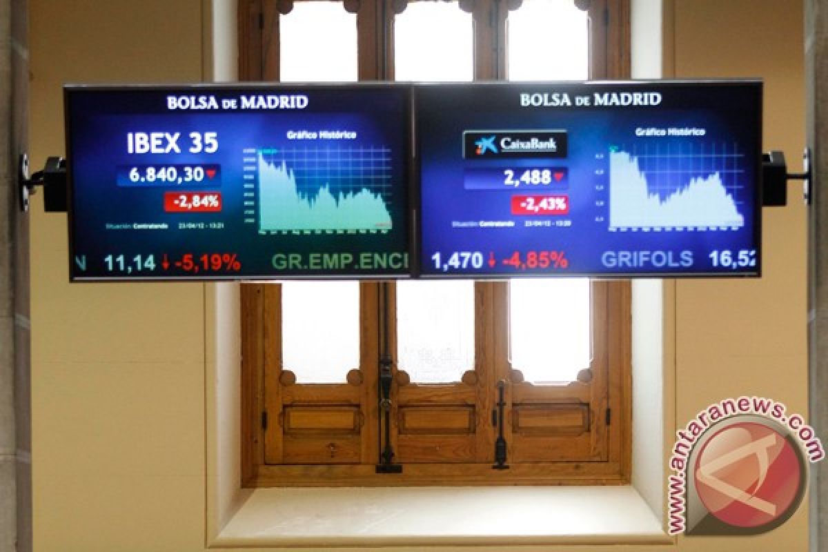 Saham Spanyol menguat, indeks IBEX 35 melonjak 2,60 persen