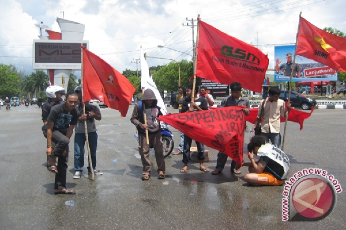 Demo Buruh Di Kendari Tuntut Lima Poin