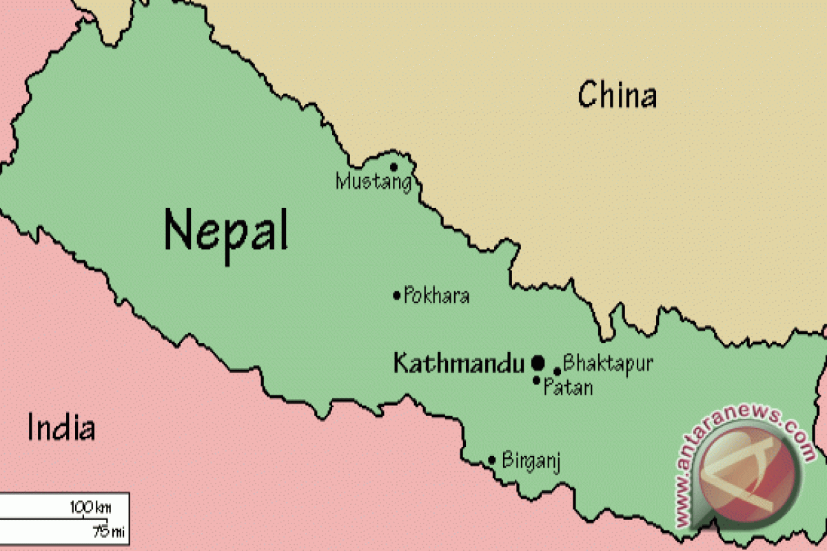 Sejumlah Gedung Roboh Saat Gempa 7,7 SR Landa Nepal 