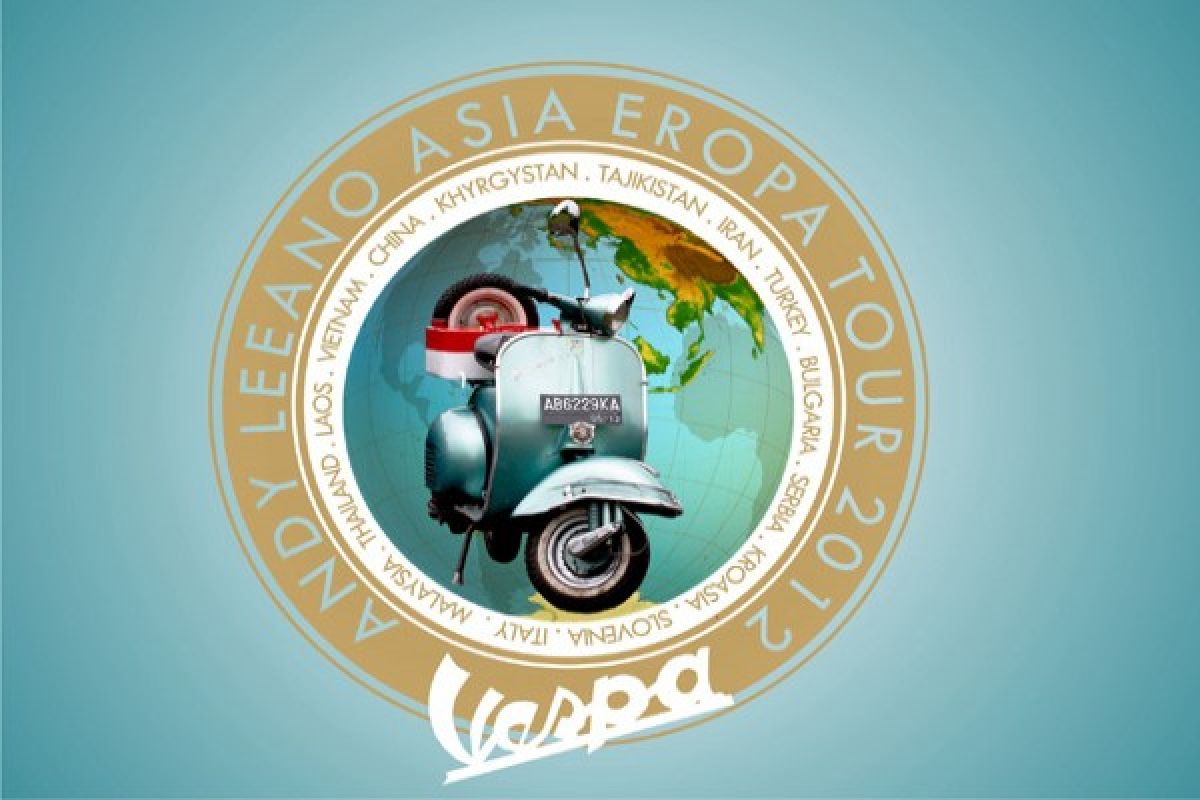 Yogyakarta vespa collector to visit Italy by land