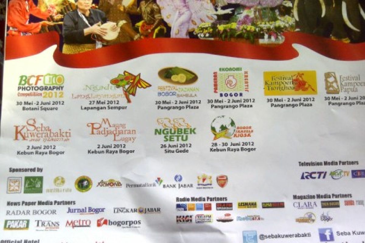 Kota Bogor Selenggarakan Festival Akbar Peringati HUT