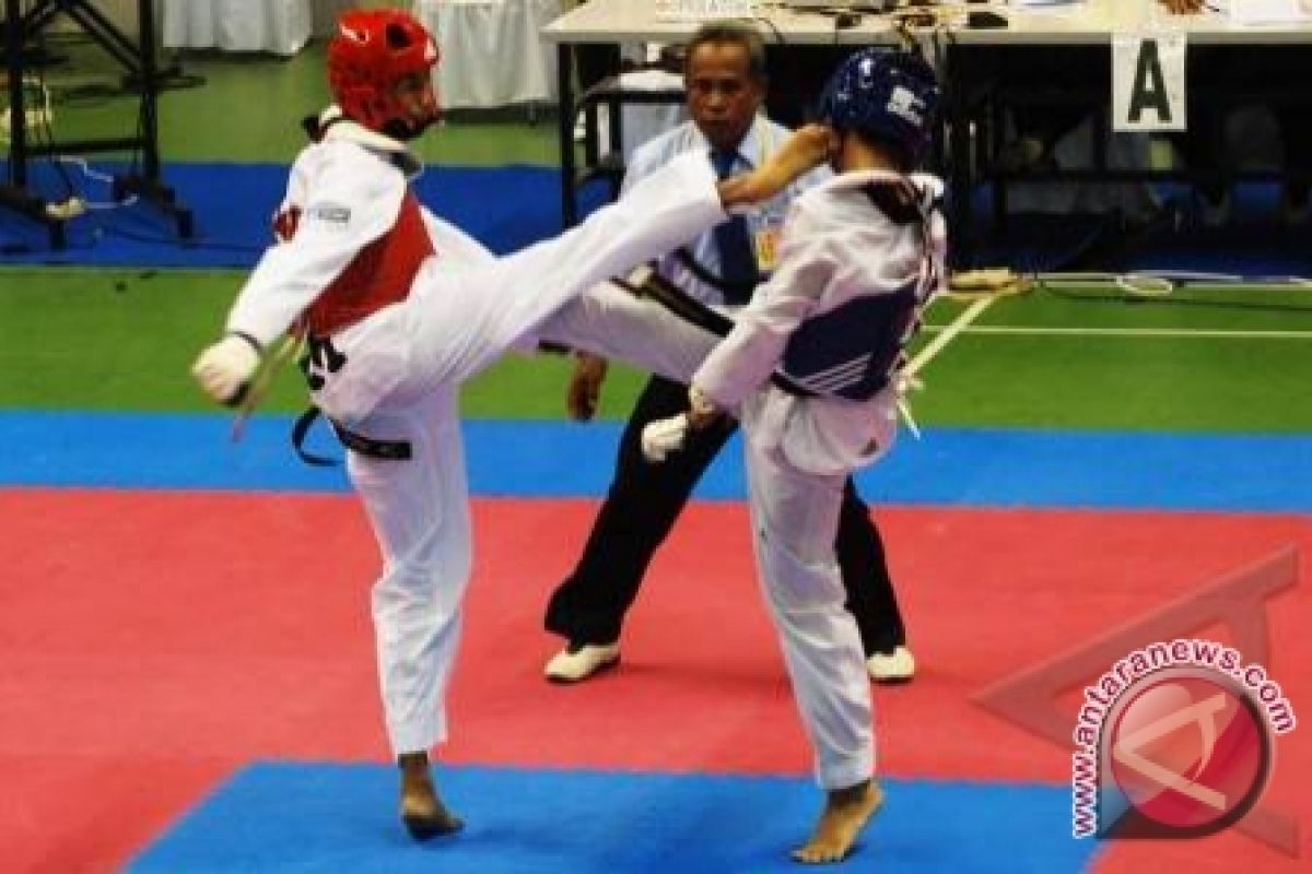 Pertandingan taekwondo dan karate ISG di Jakabaring