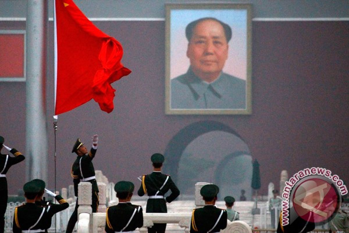 Ritual kebangsaan di Tiananmen