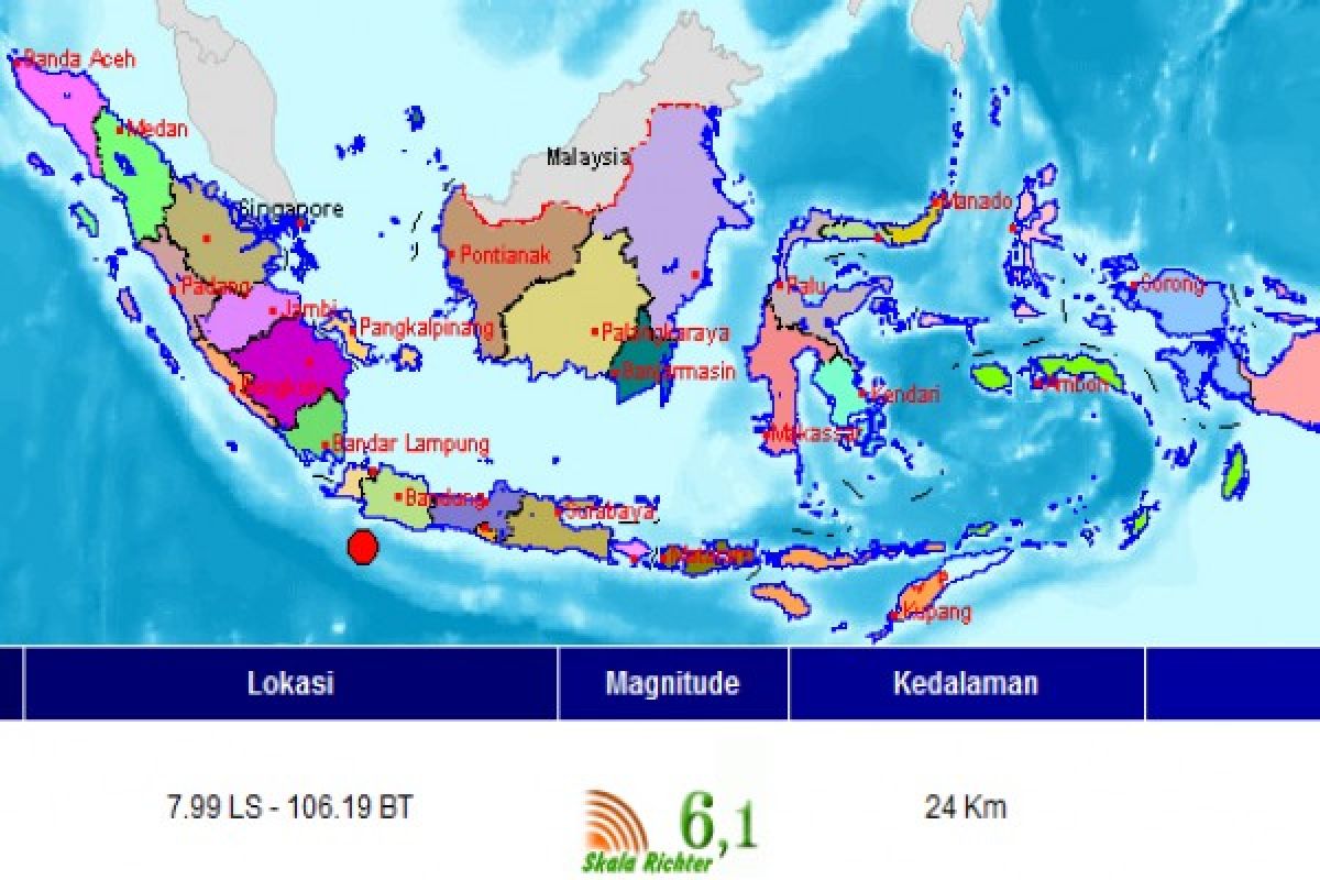 Bandung residents feel the shocks of Sukabumi quake