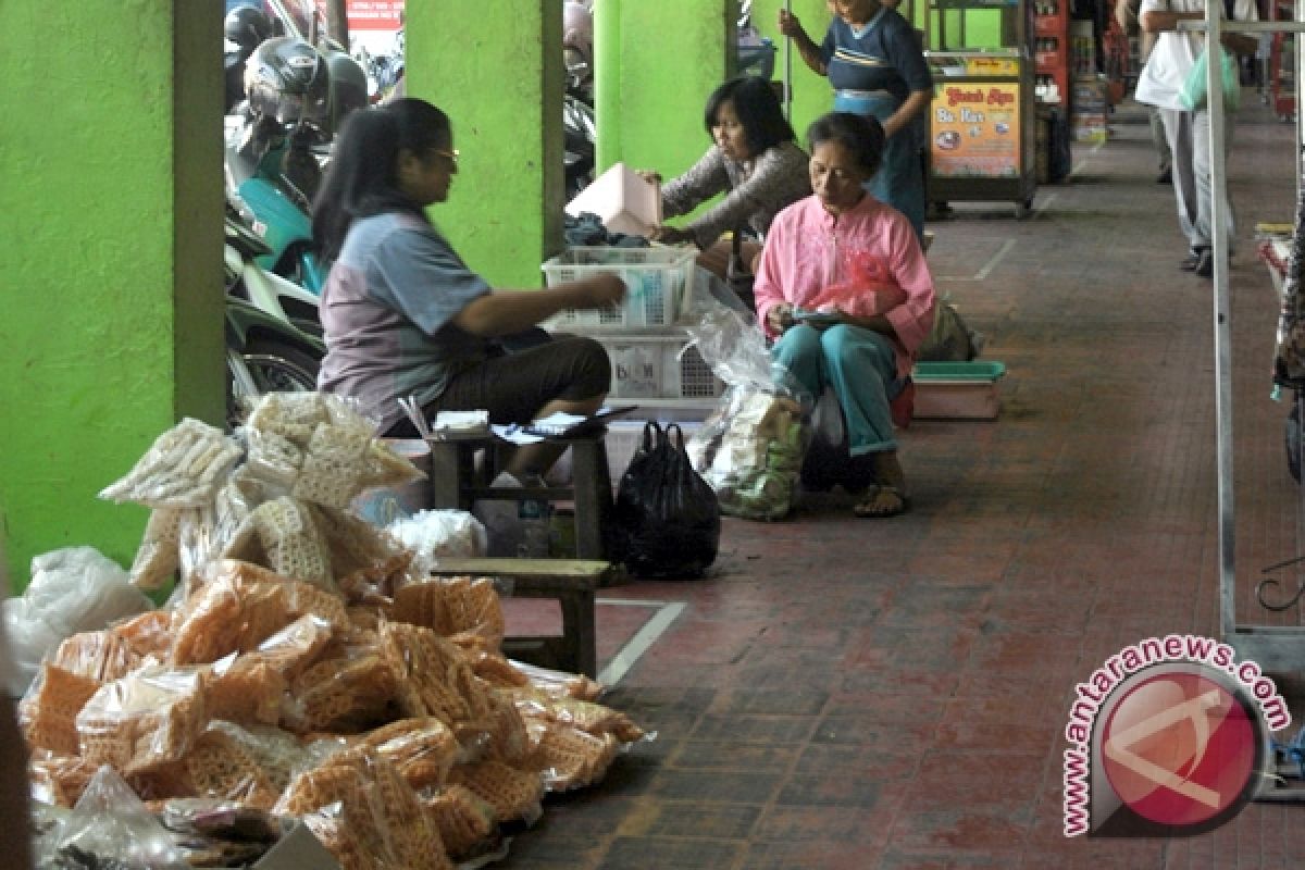 Jumlah pedagang Pasar Bantul bertambah empat persen 