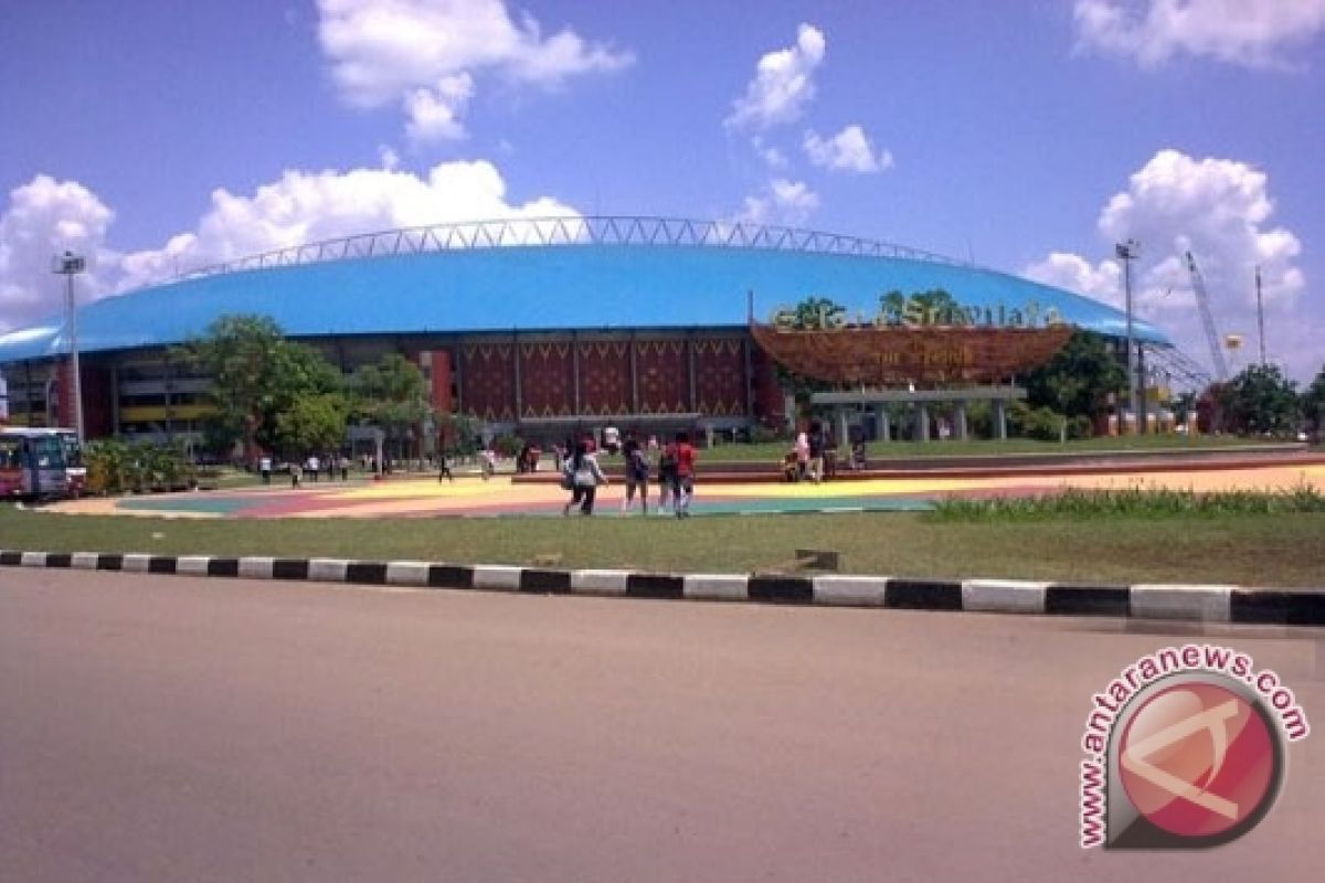 Presiden Jokowi tinjau fasilitas olahraga Jakabaring 