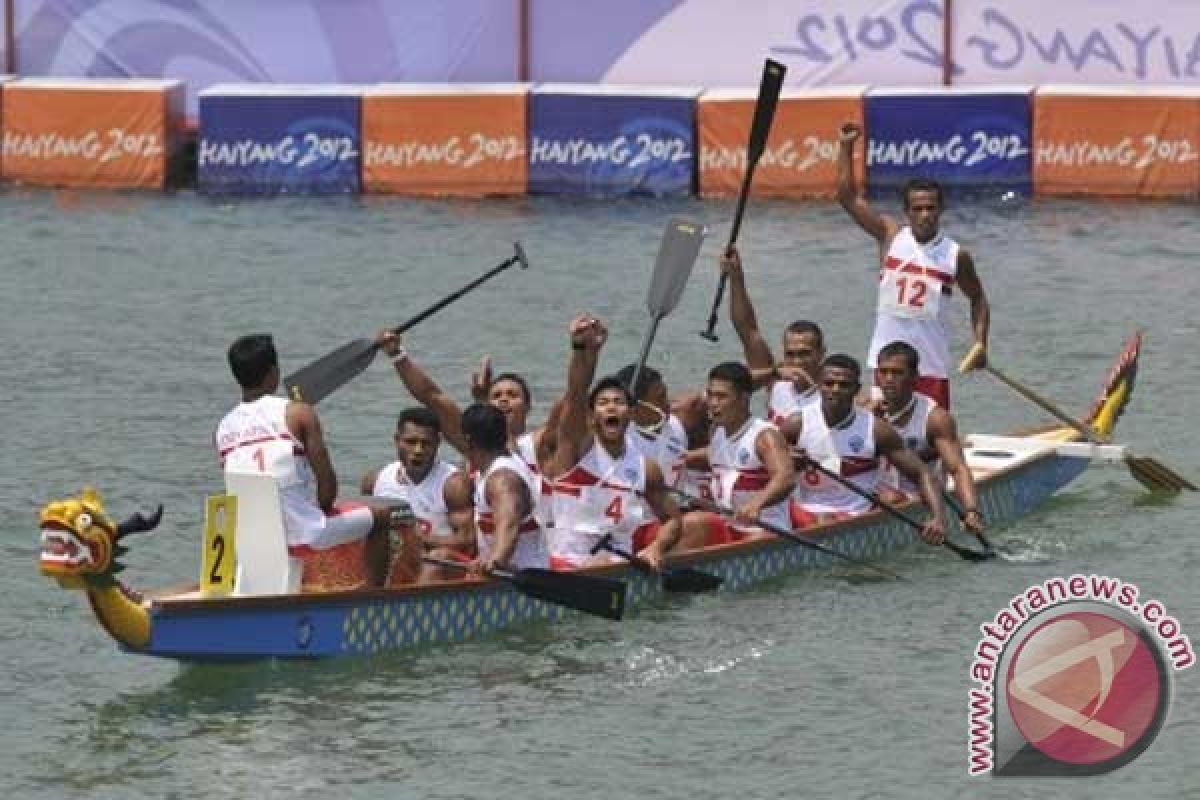 Asian Games (rowing) - Indonesia fails to grab gold in traditional boat race