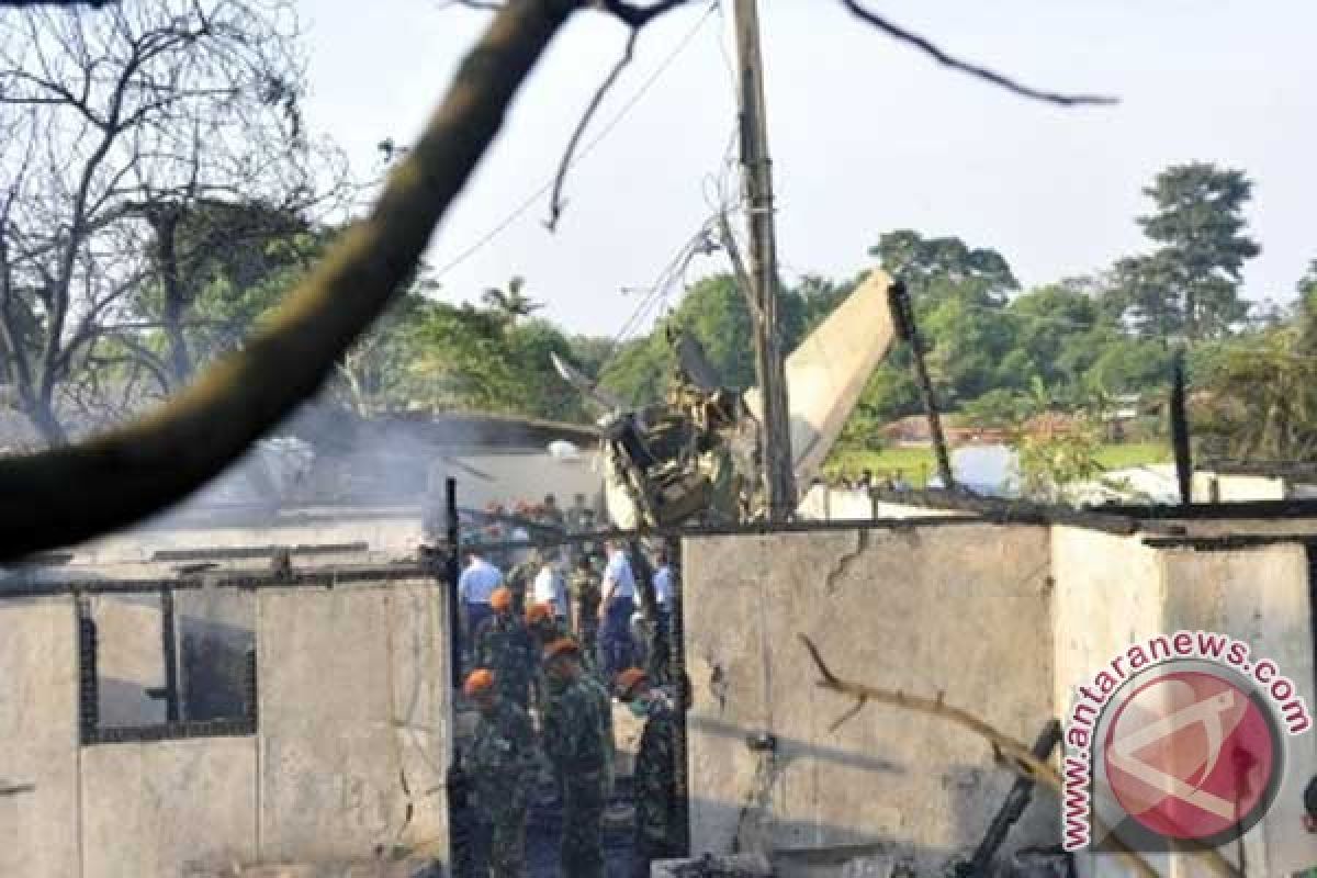 TNI AU masih selidiki penyebab jatuhnya Fokker F-27 