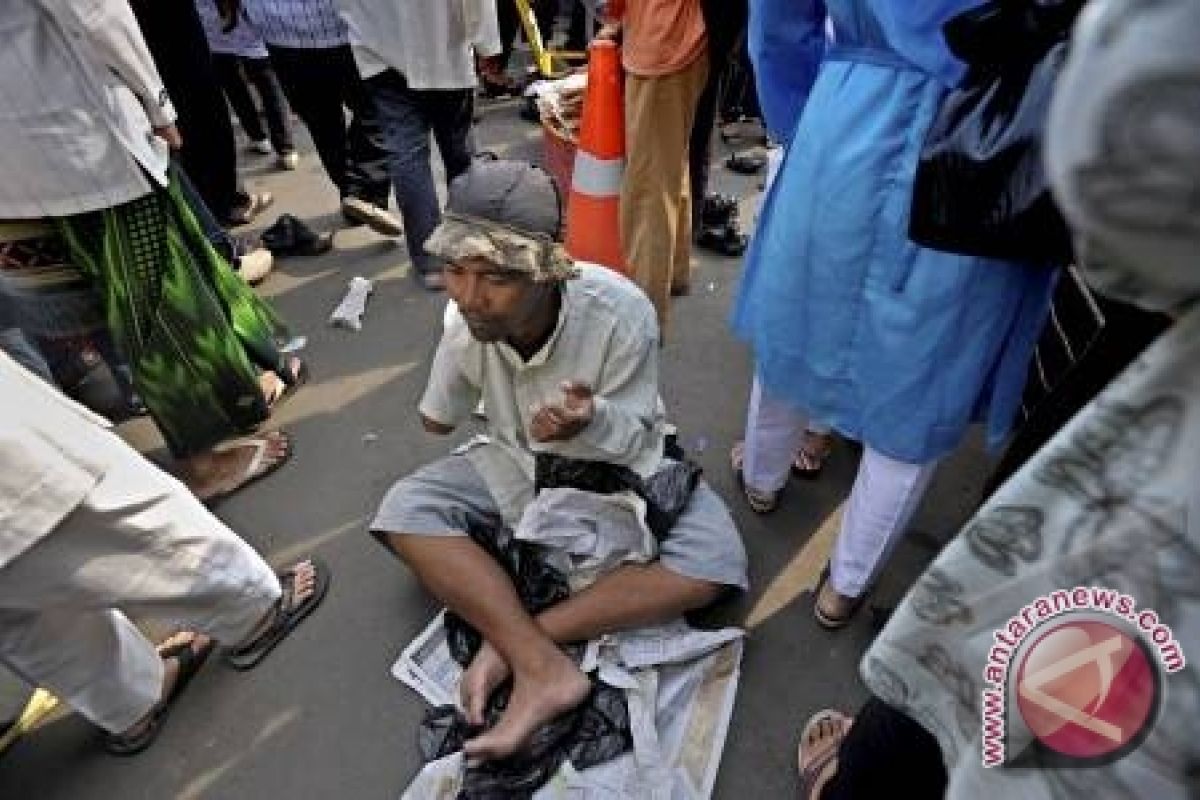 Dinsos Palembang belum terapkan sanksi pemberi pengemis