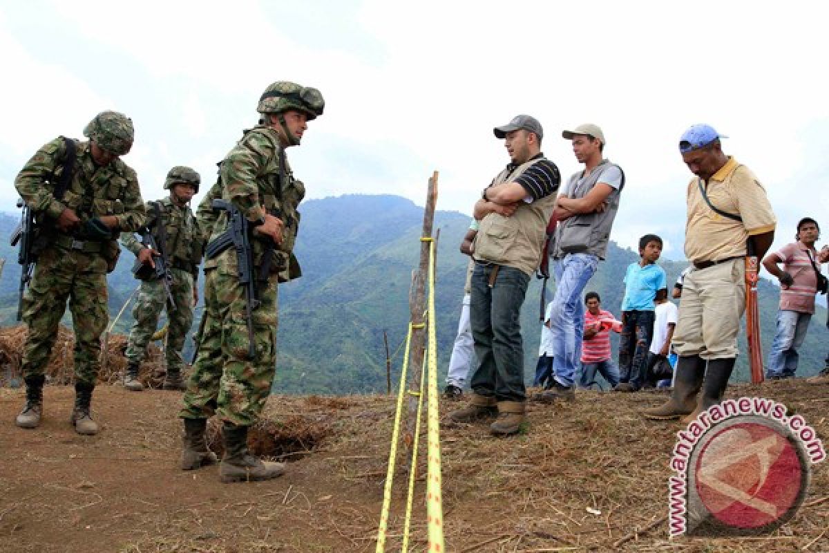 Lima gerilyawan tewas lawan militer Kolombia