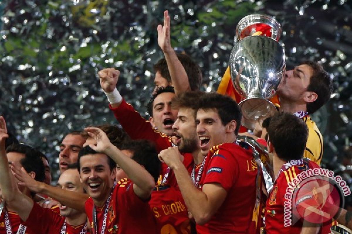 Spanyol optimistis pertahankan juara Piala Eropa