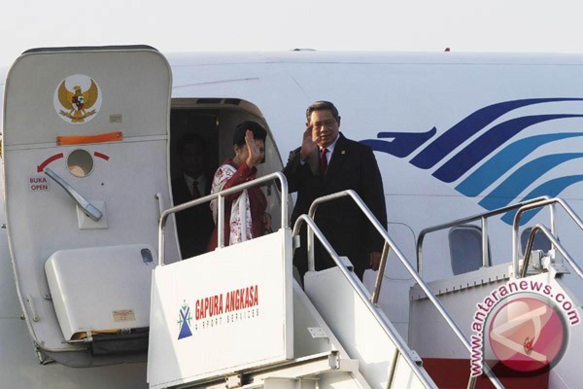 President Yudhoyono leaves for Britain