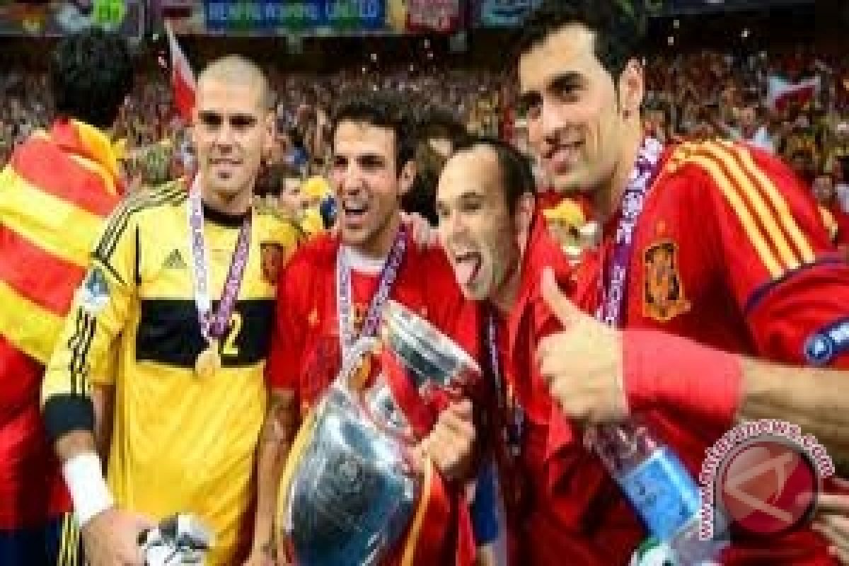 Spanyol sambut pahlawan euro 2012 dengan pesta