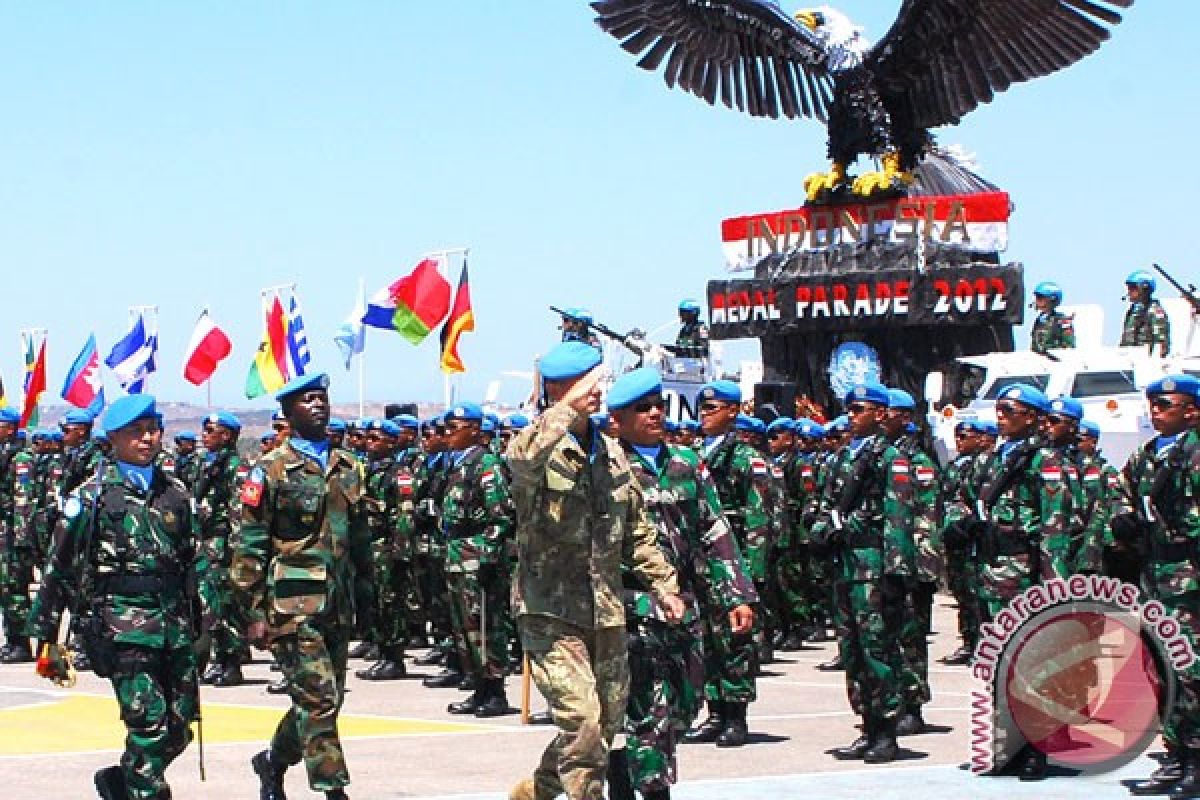 Indonesian mily police task force in Lebanon gets appreciation