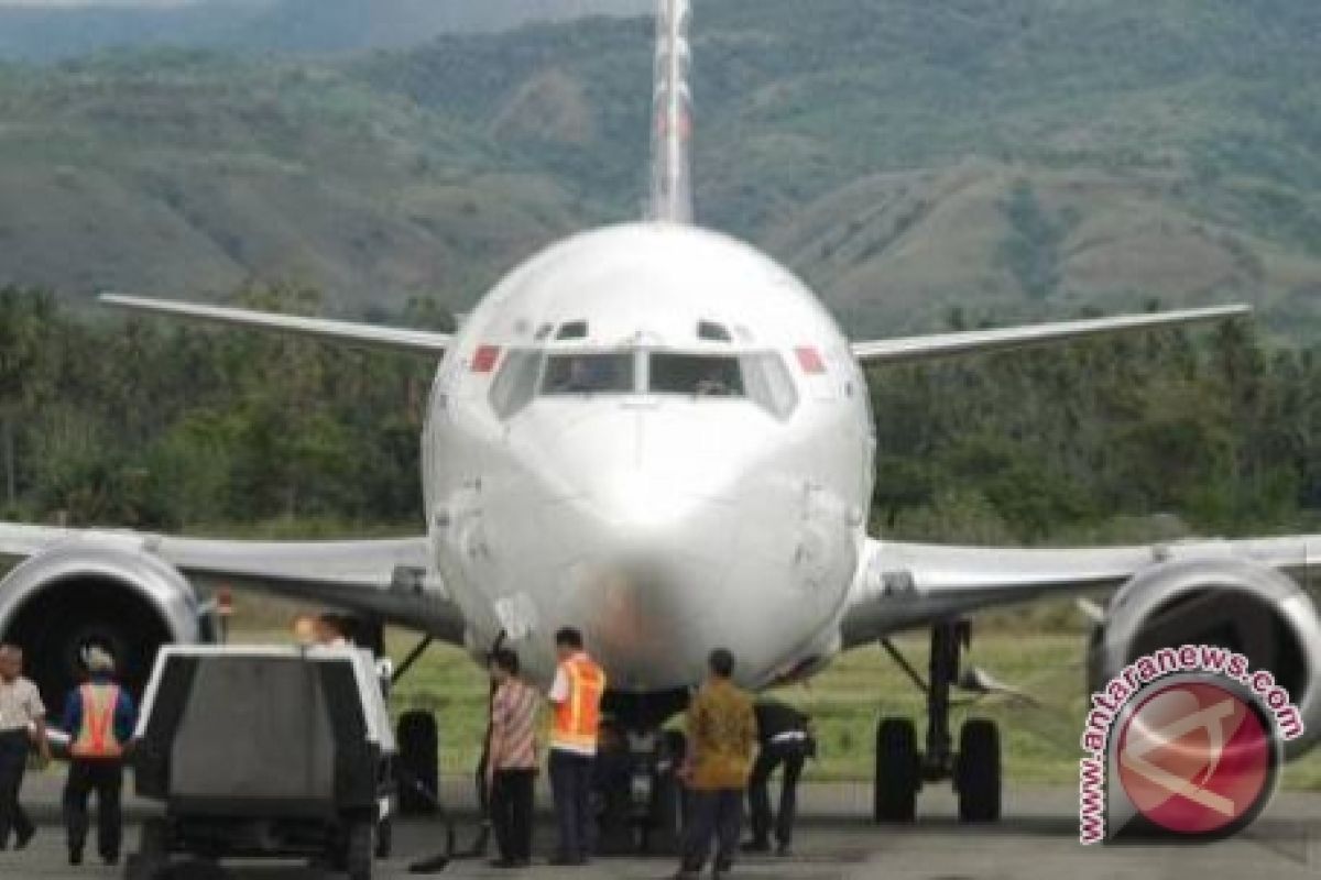 Bandara Palu kembali bisa didarati pesawat jet