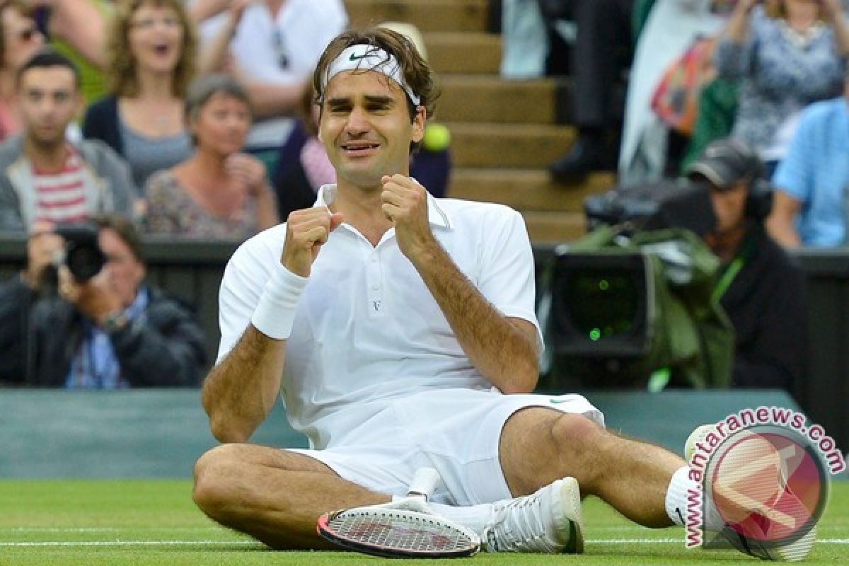 Federer melaju ke putaran kedua AS Terbuka