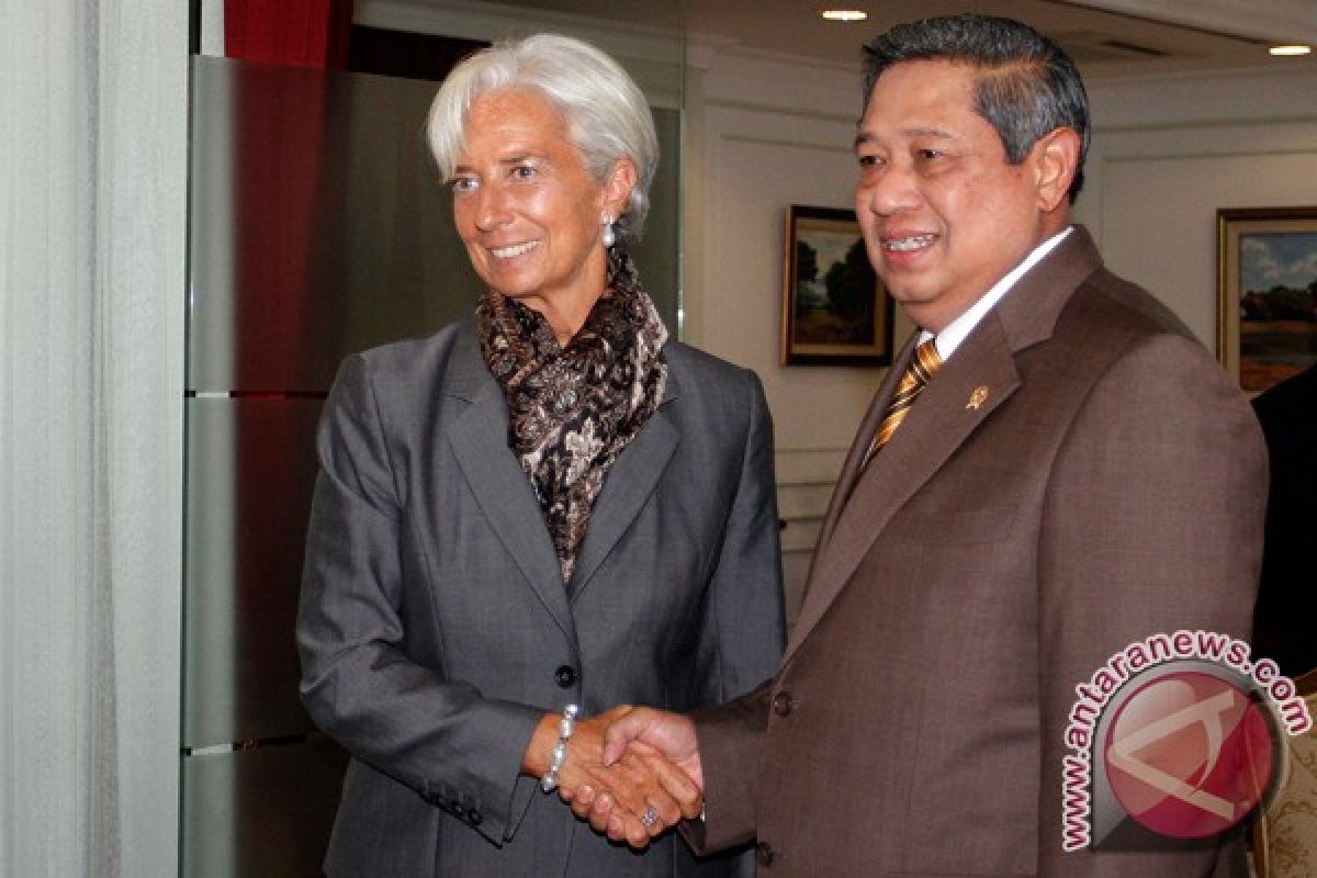 IMF chief  meets President Yudhoyono