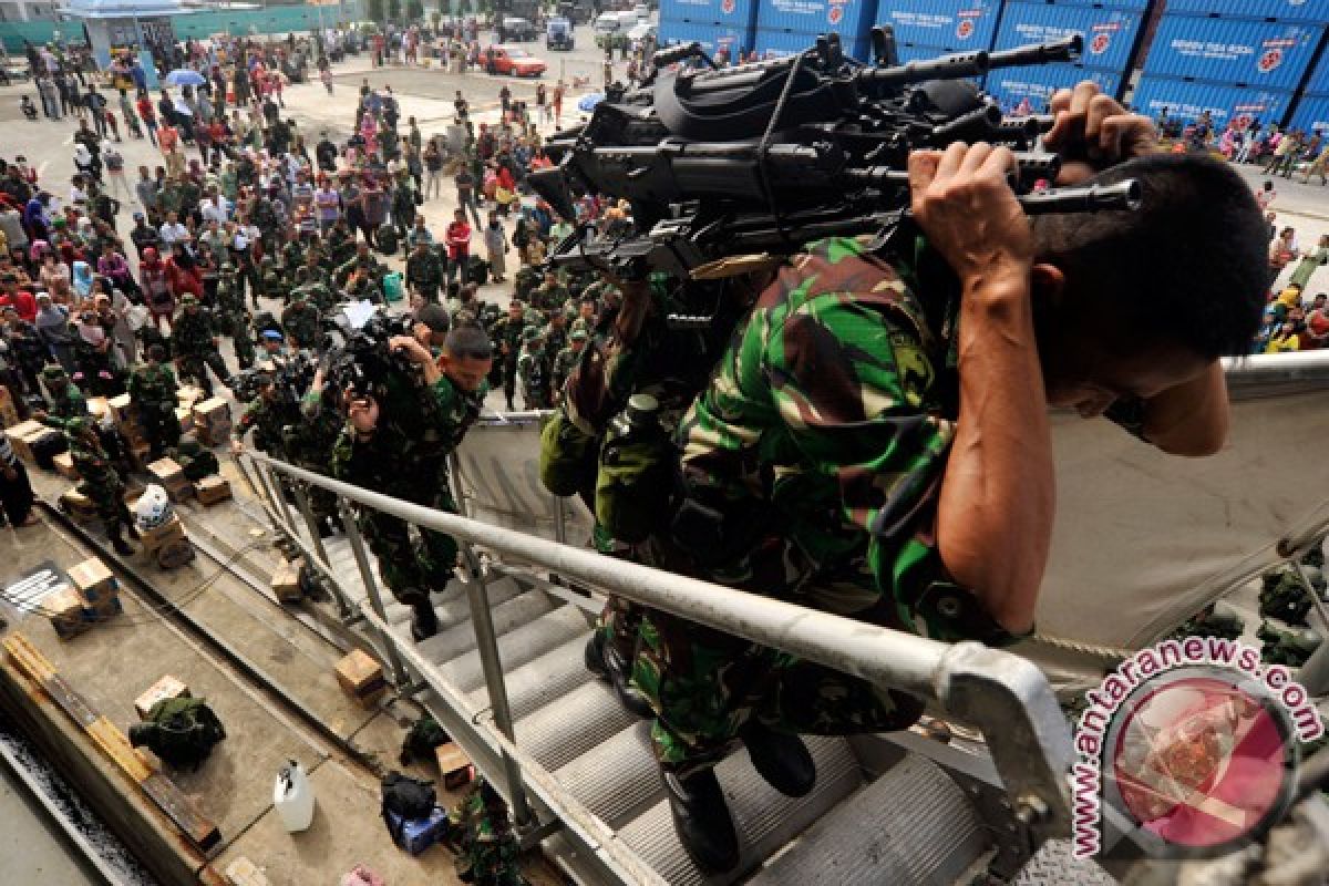 Delapan personel TNI AD gugur ditembak di Papua 