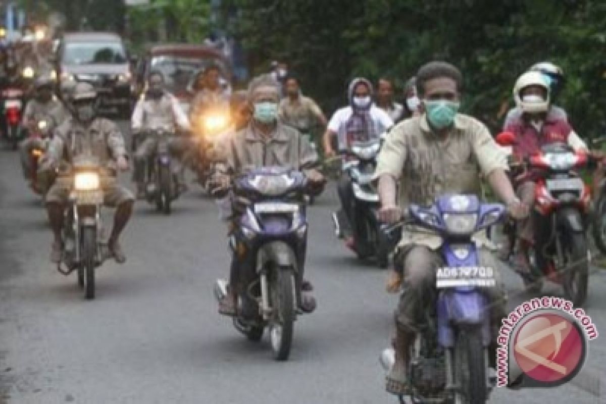 Jalur evakuasi bencana merapi rusak parah