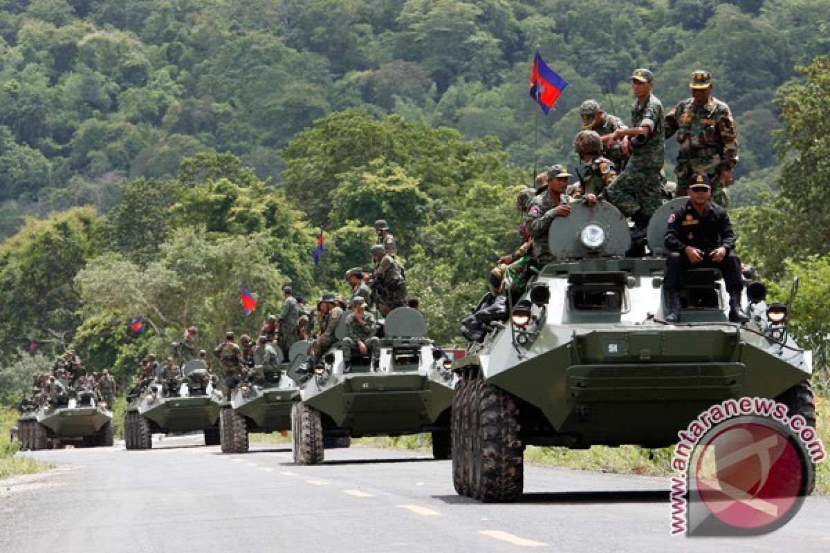 Kamboja mulai pelatihan militer gabungan dengan China