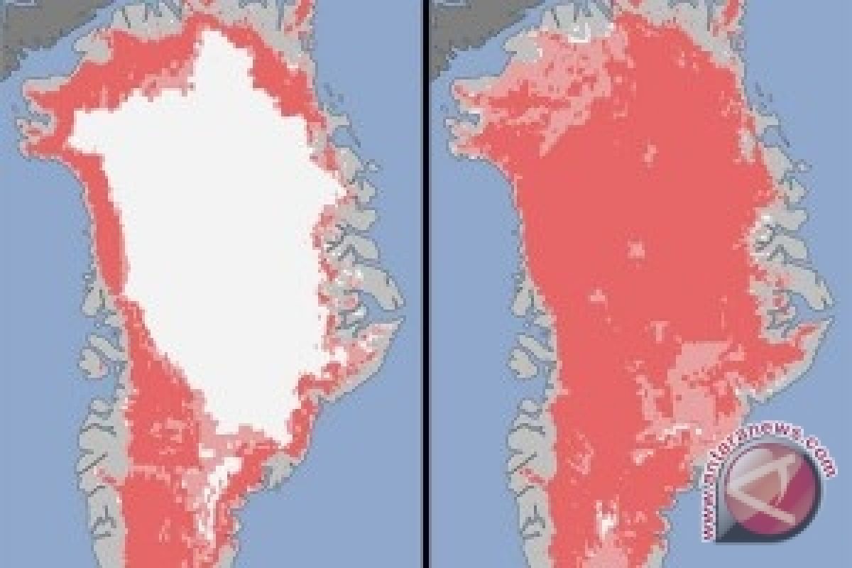 Satelit Ungkap Pencairan Es Tak Terduga di Greenland