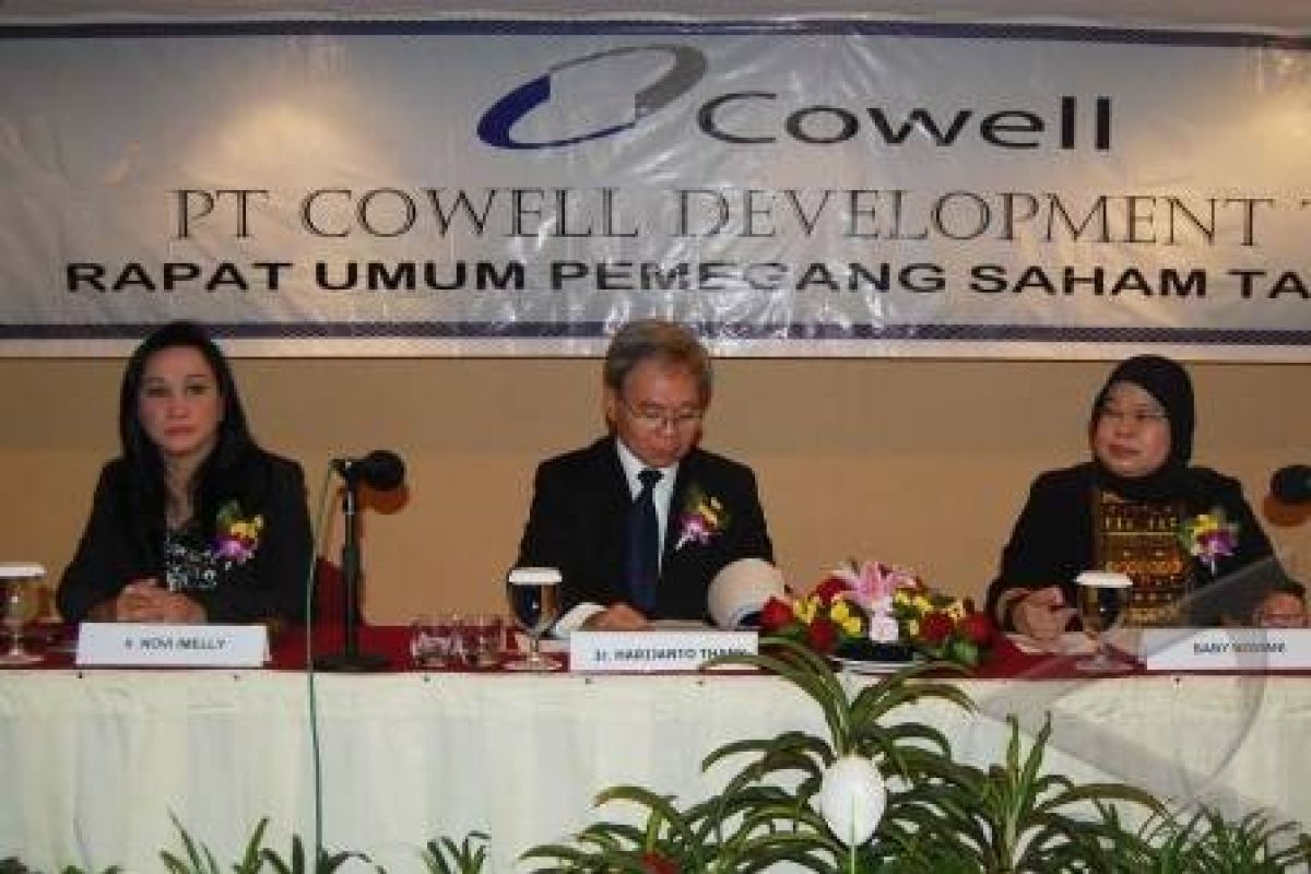 Cowell Siapkan Rp150 Miliar untuk Tambahan Bank Tanah