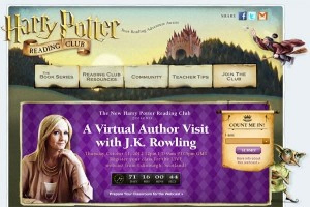 JK Rowling Luncurkan Klub Maya Harry Potter