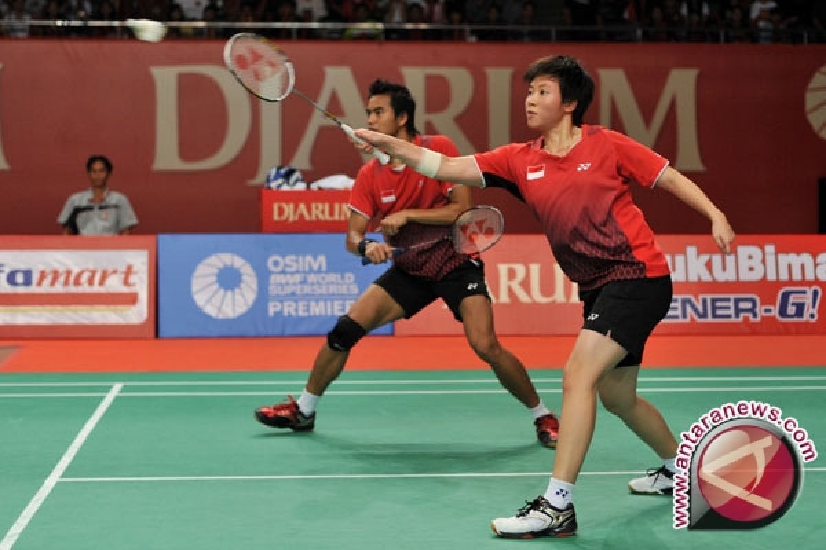 Ganda campuran Owi/Butet tembus semifinal Denmark Terbuka 2018