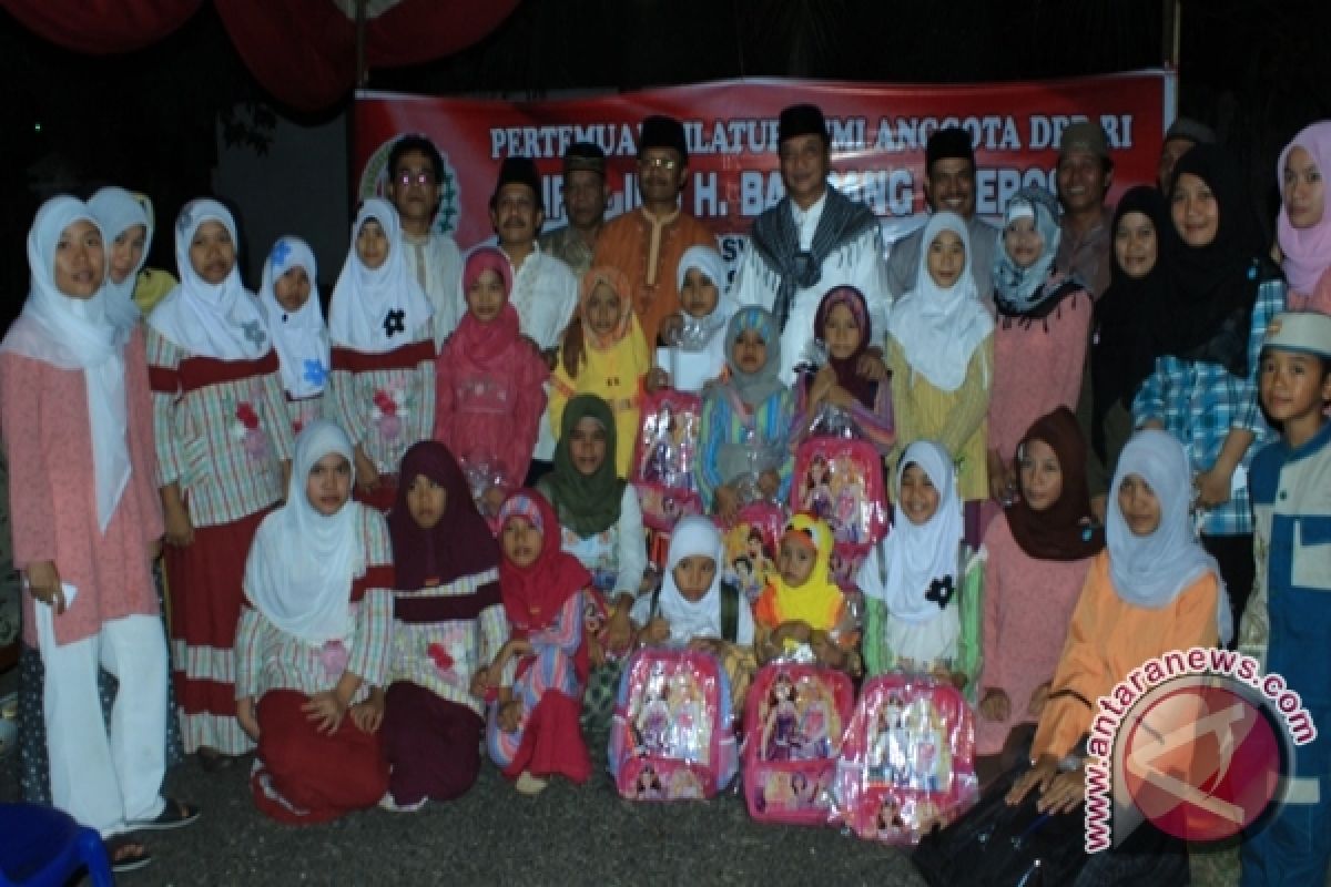 PWI Bengkulu buka puasa bersama anak yatim