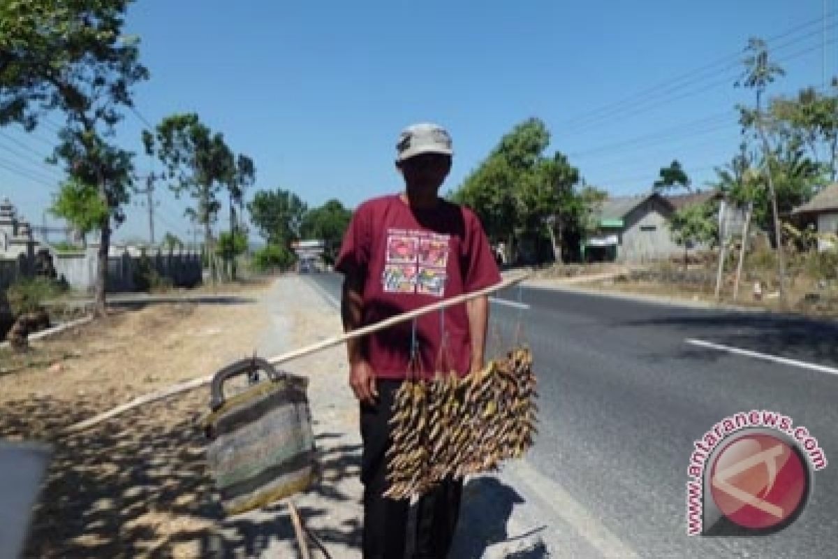 Produsen belalang goreng keluhkan harga bahan baku 