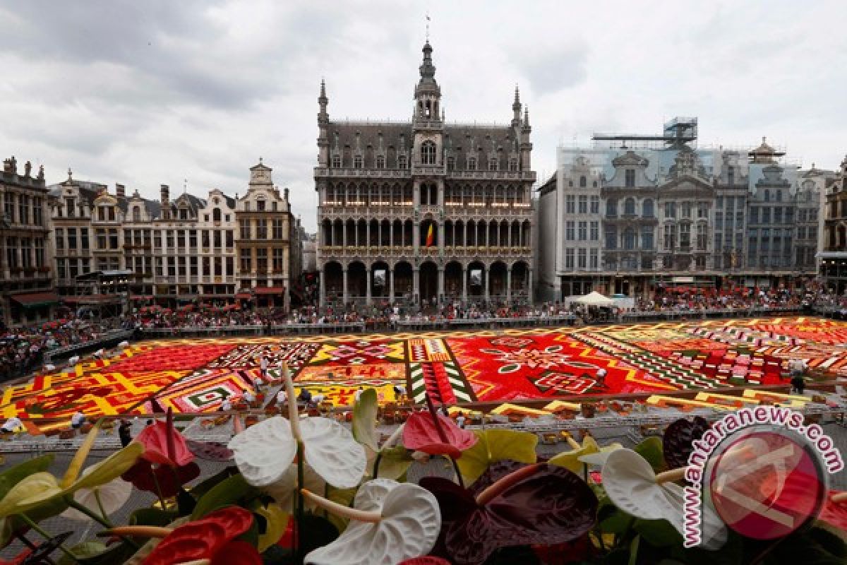 Belgia naikkan status siaga di Brussels