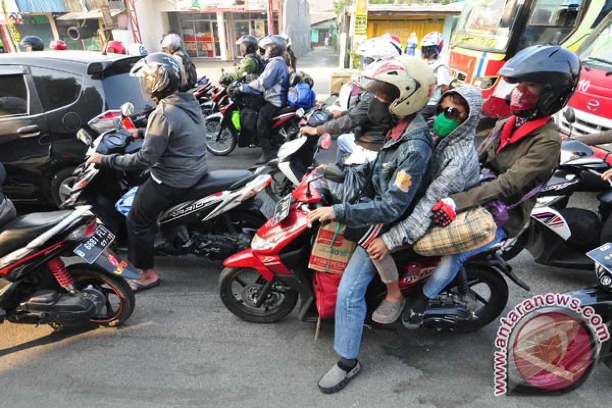 70 ribu motor pemudik lintasi Bekasi