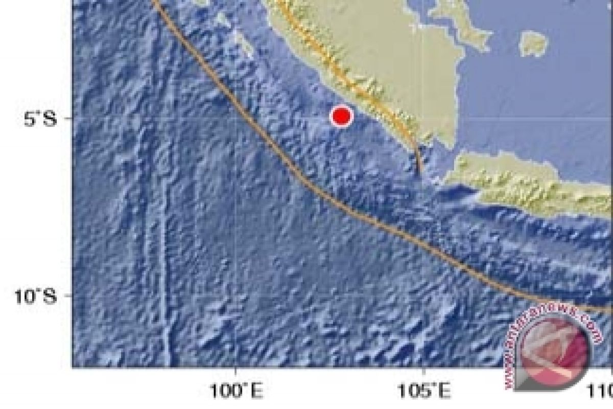 Gempa 5,4 SR Guncang Bengkulu Selatan