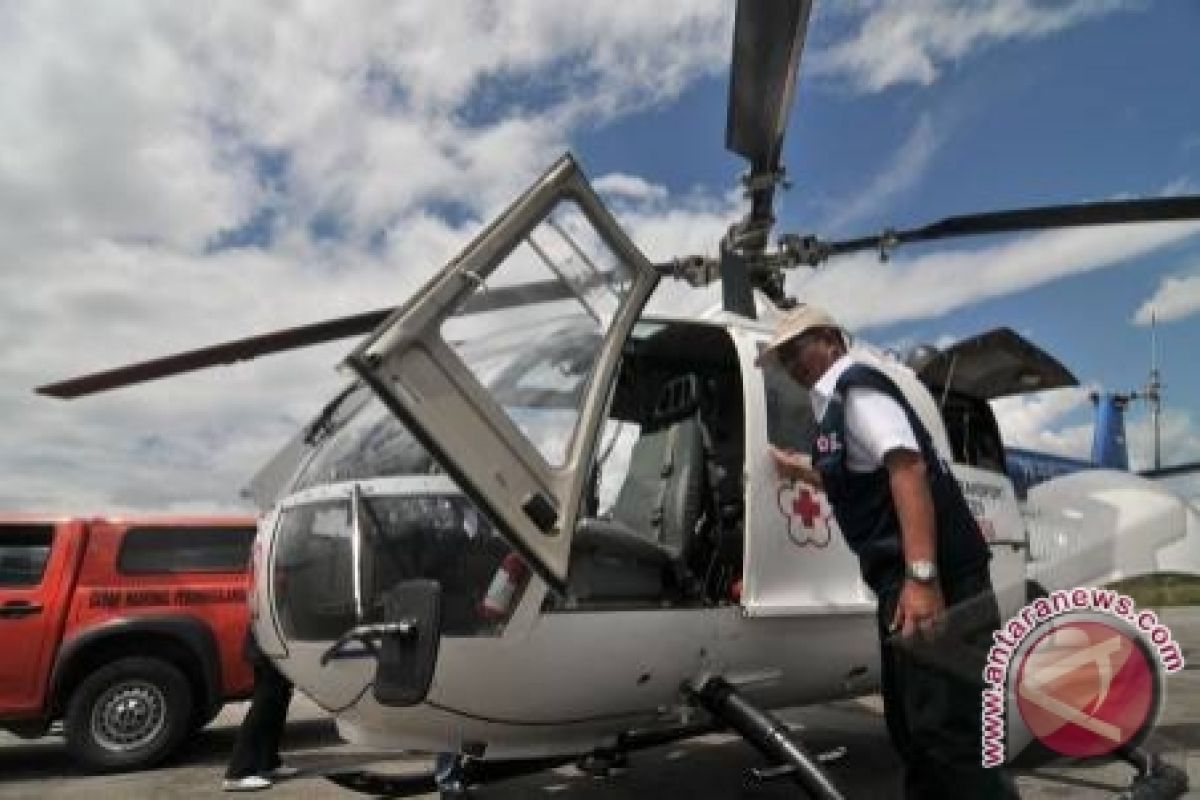 Bantuan logistik korban gempa Sigi pakai Helikopter