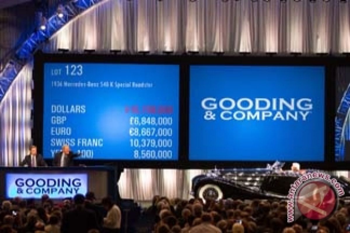 Gooding & Company Memecahkan Rekor Dunia Dalam Sejarah Lelang Otomotif dengan $113,7 Juta di Pebble 