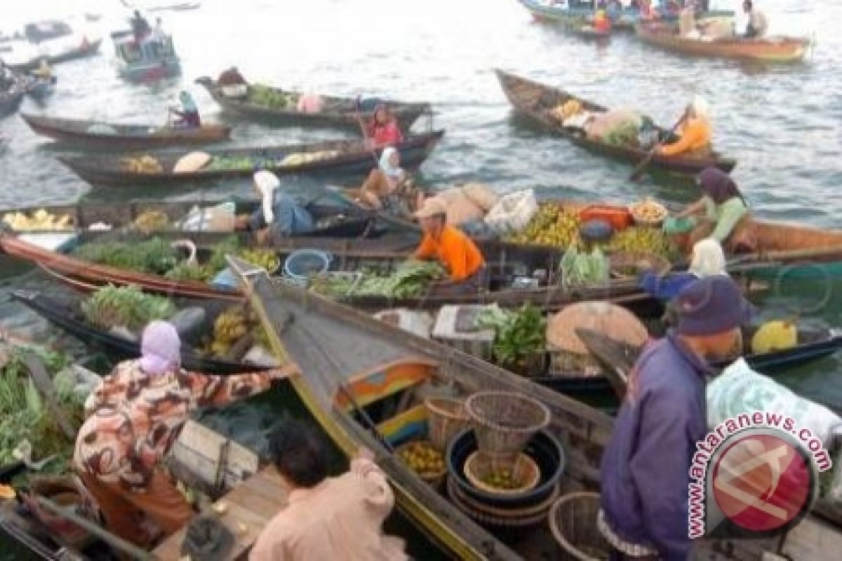 Pasar Terapung Barito Jadi Tujuan Wisata Nasional