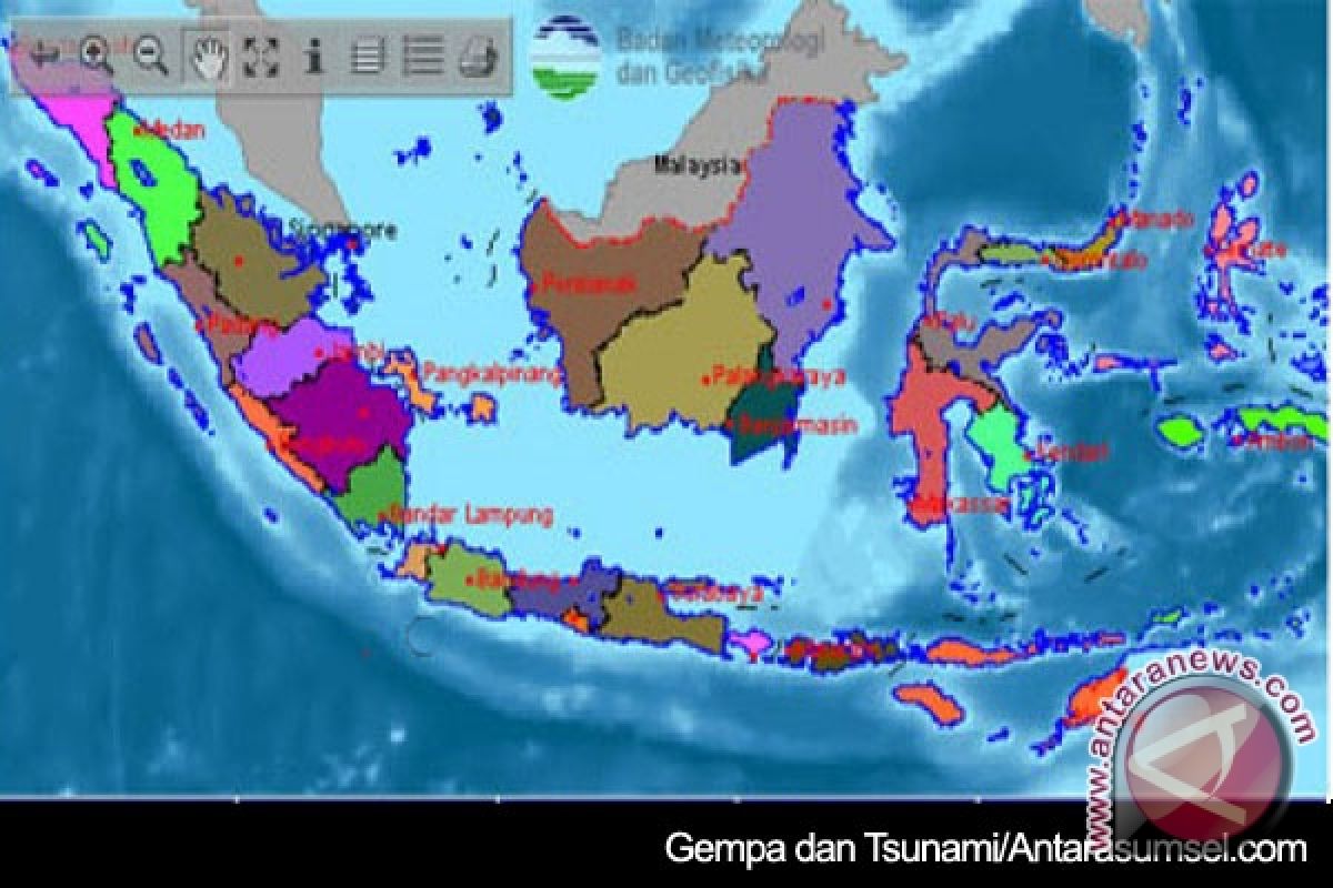 Gempa 5,0 SR guncang Halmahera Barat