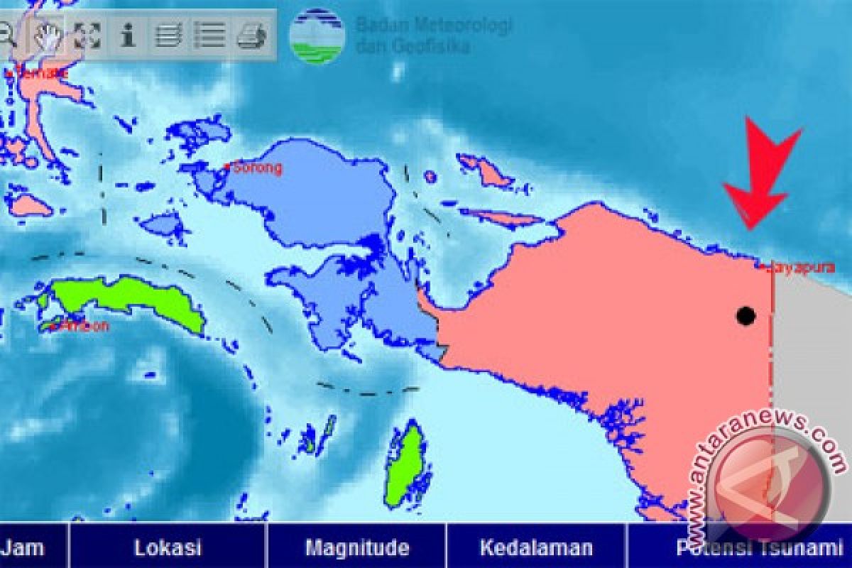 Gempa 5,6 SR guncang Papua