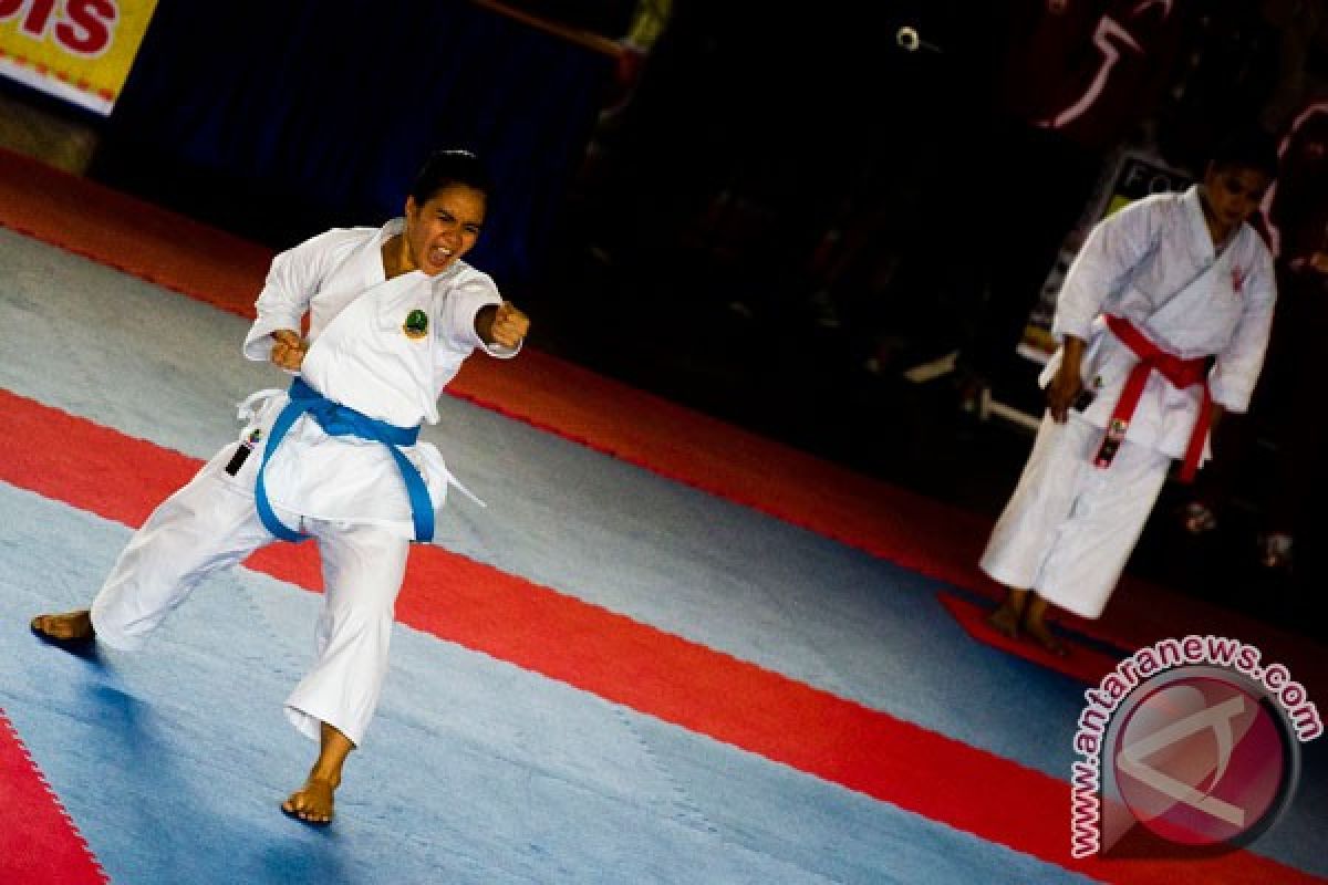 Karateka nasional simulasi jelang kejuaraan dunia