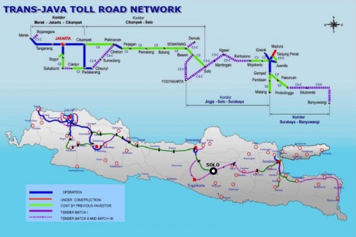 Trans-Java toll road open to public on Friday : SOEs Minister